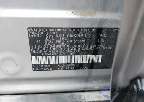 2024 Toyota Rav4 Hybrid Xse из США, поврежденный, VIN 4T3E6RFV7RU151776